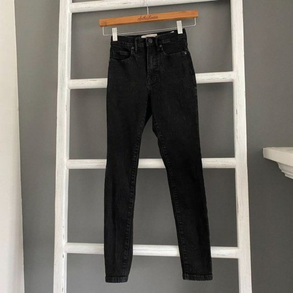 Everlane High Rise Skinny Jeans Black Size 23 Ankle